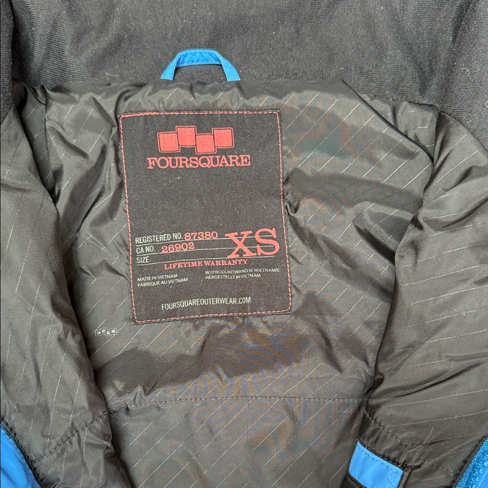 Foursquare Outerwear Mens Snowboard Jacket XS- Lifetime Warranty - Picture 2 of 14